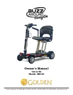 Golden Technologies Buzzaround Carry On GB120 Owner'S Manual preview