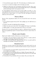 Preview for 10 page of Golden Technologies Cirrus PR-508 Owner'S Manual