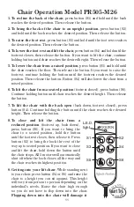 Preview for 11 page of Golden Technologies Cirrus PR-508 Owner'S Manual