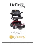 Golden Technologies GP162 Owner'S Manual preview