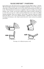 Предварительный просмотр 21 страницы Golden MAXICOMFORT PR-510MLA Owner'S Manual