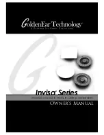 Preview for 1 page of GoldenEar Technology Invisa 525 Owner'S Manual