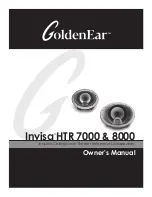 Preview for 1 page of GoldenEar Technology Invisa HTR 7000 Owner'S Manual