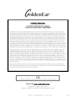 Preview for 15 page of GoldenEar Technology Invisa HTR 7000 Owner'S Manual