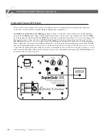 Preview for 10 page of GoldenEar Technology SuperSub Series Owner'S Manual