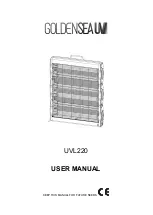 Предварительный просмотр 5 страницы GOLDENSEA UV UVL220 Quick Start Manual