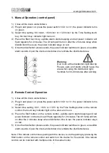 Предварительный просмотр 8 страницы GOLDENSEA UV UVL220 Quick Start Manual