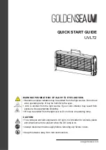 Preview for 1 page of GOLDENSEA UV UVL72 Quick Start Manual