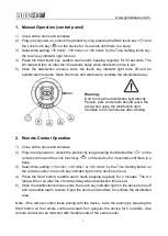 Preview for 8 page of GOLDENSEA UV UVP36 Quick Start Manual