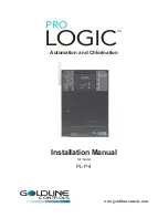 Предварительный просмотр 1 страницы Goldine Controls Pro Logic PL-P-4 Installation Manual