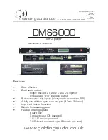 Golding Audio OX6111E Manual preview