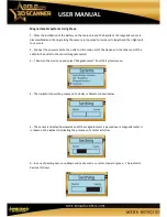 Preview for 9 page of Goldmaster Gold Star 3D Scanner User Manual