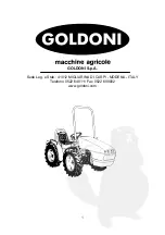 Preview for 2 page of GOLDONI 26RS Operation And Maintenance