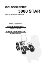 GOLDONI 3000 STAR Series Operation And Maintenance preview