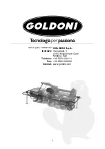 Preview for 3 page of GOLDONI 40 Operation And Maintenance