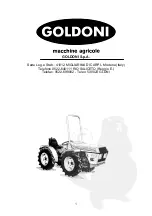 Preview for 2 page of GOLDONI EURO Series Operation And Maintenance