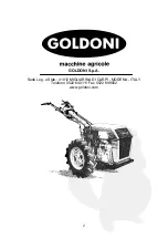 Preview for 2 page of GOLDONI SPECIAL LUX Operation And Maintenance