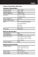 Preview for 5 page of Goldring 2000 Series Instructions For Use Manual