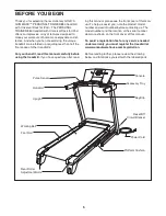 Preview for 5 page of Gold's Gym 1000 Lt Treadmill User Manual