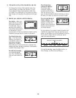 Preview for 15 page of Gold's Gym 1000 Lt Treadmill User Manual