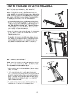 Предварительный просмотр 23 страницы Gold's Gym 1000 Lt Treadmill User Manual