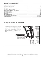 Preview for 2 page of Gold's Gym 605 CS PFTL66010.0 User Manual