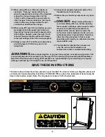 Preview for 4 page of Gold's Gym ADVANTAGE GGTL12920 User Manual