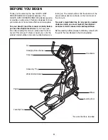 Предварительный просмотр 4 страницы Gold's Gym Crosstrainer 510 User Manual