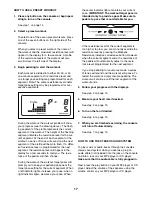 Preview for 17 page of Gold's Gym Crosstrainer 510 User Manual