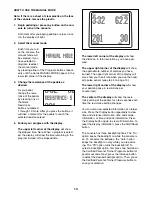 Preview for 14 page of Gold's Gym Crosstrainer Plus User Manual