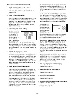 Preview for 18 page of Gold's Gym Crosstrainer Plus User Manual