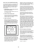 Preview for 20 page of Gold's Gym Crosstrainer Plus User Manual