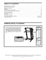 Preview for 2 page of Gold's Gym Crosswalk 570 User Manual