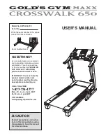 Gold's Gym CWTL05607.2 User Manual preview