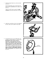 Предварительный просмотр 8 страницы Gold's Gym Cycle Trainer 310 User Manual