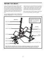 Preview for 4 page of Gold's Gym GGBE 1469.0 User Manual