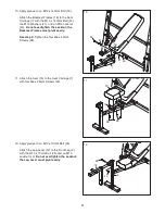 Предварительный просмотр 11 страницы Gold's Gym GGBE 1469.0 User Manual