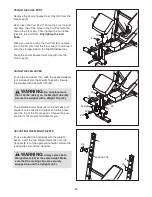 Предварительный просмотр 15 страницы Gold's Gym GGBE 1469.0 User Manual