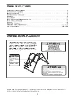 Preview for 2 page of Gold's Gym GGBE0867.0 User Manual