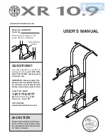 Предварительный просмотр 1 страницы Gold's Gym GGBE0969.1 User Manual