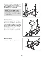 Preview for 11 page of Gold's Gym GGBE1067.0 User Manual