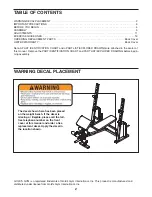 Preview for 2 page of Gold's Gym GGBE1285.0 User Manual