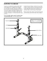 Preview for 5 page of Gold's Gym GGBE20615.0 User Manual