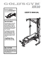 Gold's Gym GGBE29922 User Manual предпросмотр