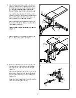 Preview for 7 page of Gold's Gym GGBE35422 User Manual