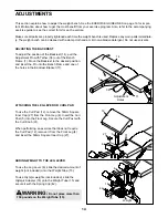 Preview for 14 page of Gold's Gym GGBE35422 User Manual