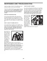 Preview for 22 page of Gold's Gym GGEL66008.0 User Manual