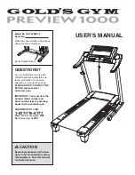 Gold's Gym GGTL09607.0 User Manual preview