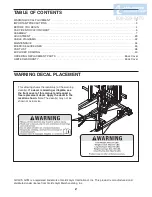 Preview for 2 page of Gold's Gym Platinum GGBE6958.1 User Manual