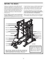 Preview for 4 page of Gold's Gym Platinum User Manual